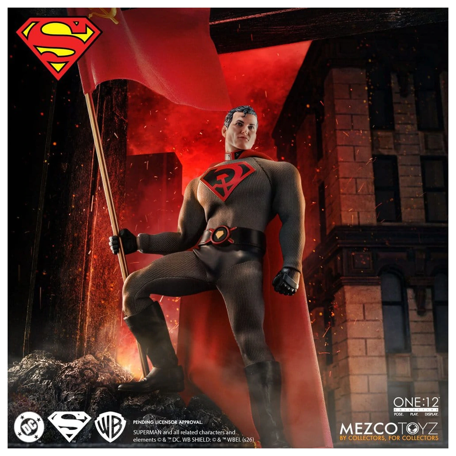 DC Comics One:12 Collective 1/12 Superman: Red Son akciófigura 17 cm termékfotó