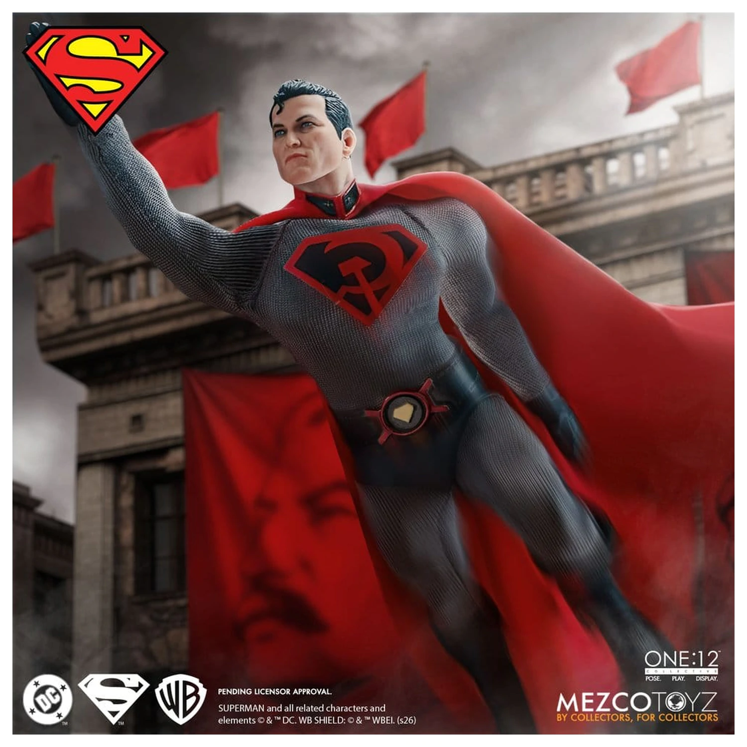 DC Comics One:12 Collective 1/12 Superman: Red Son akciófigura 17 cm termékfotó