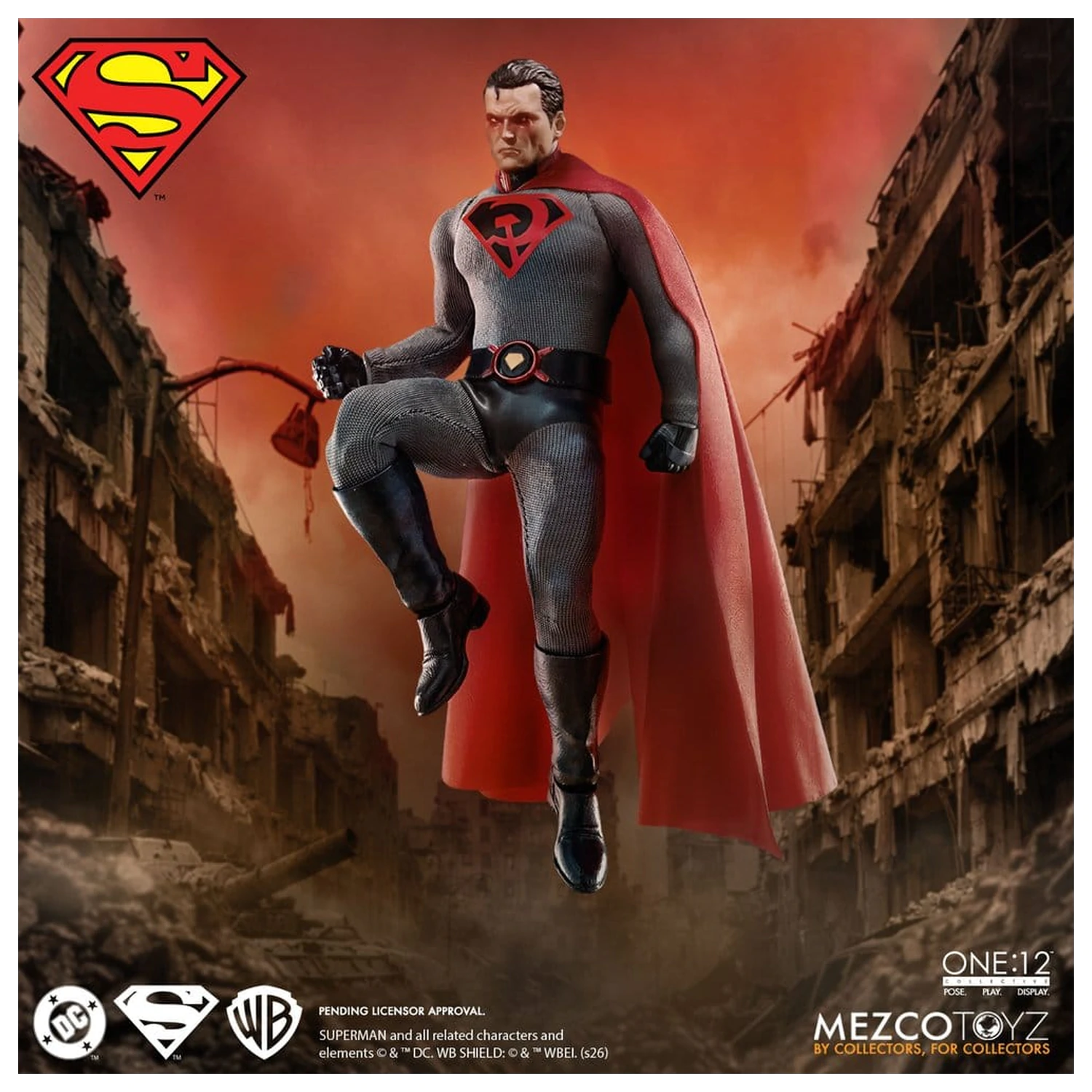 DC Comics One:12 Collective 1/12 Superman: Red Son akciófigura 17 cm termékfotó