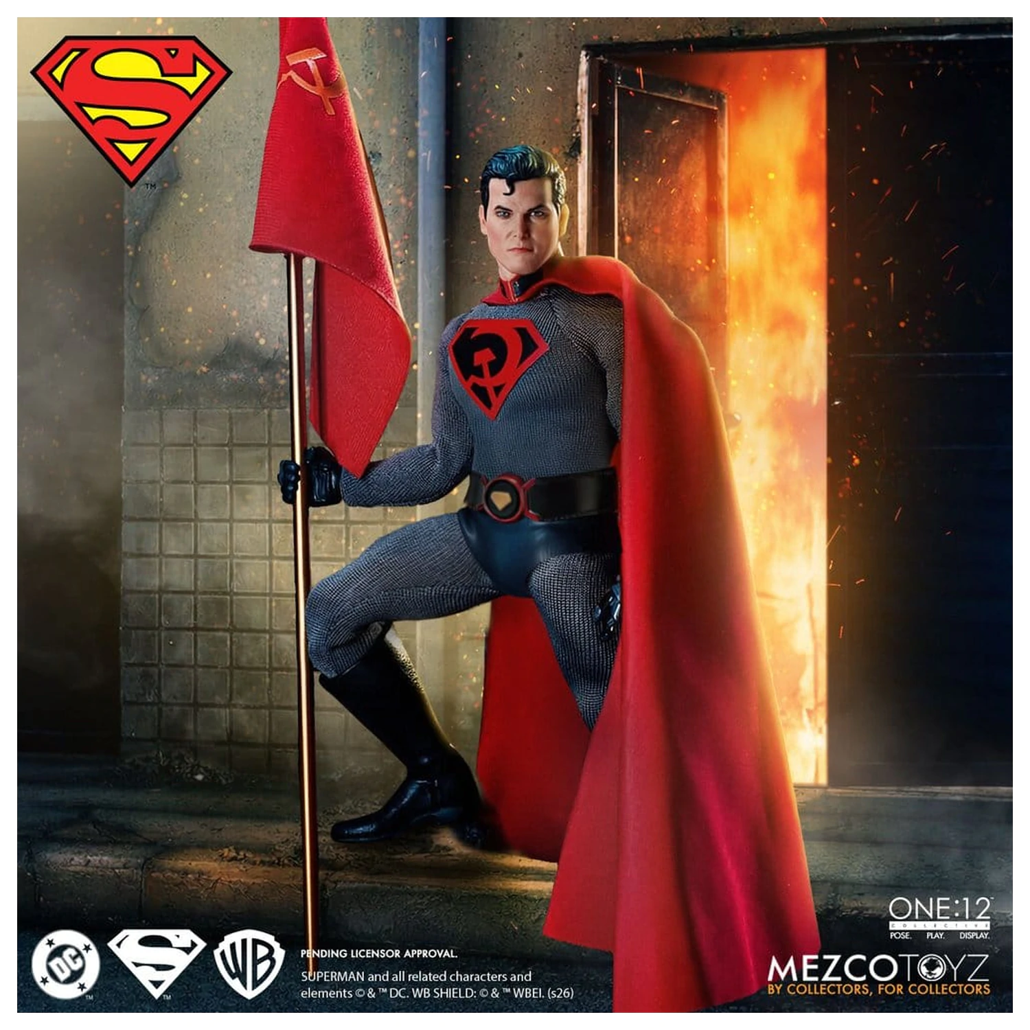 DC Comics One:12 Collective 1/12 Superman: Red Son akciófigura 17 cm termékfotó