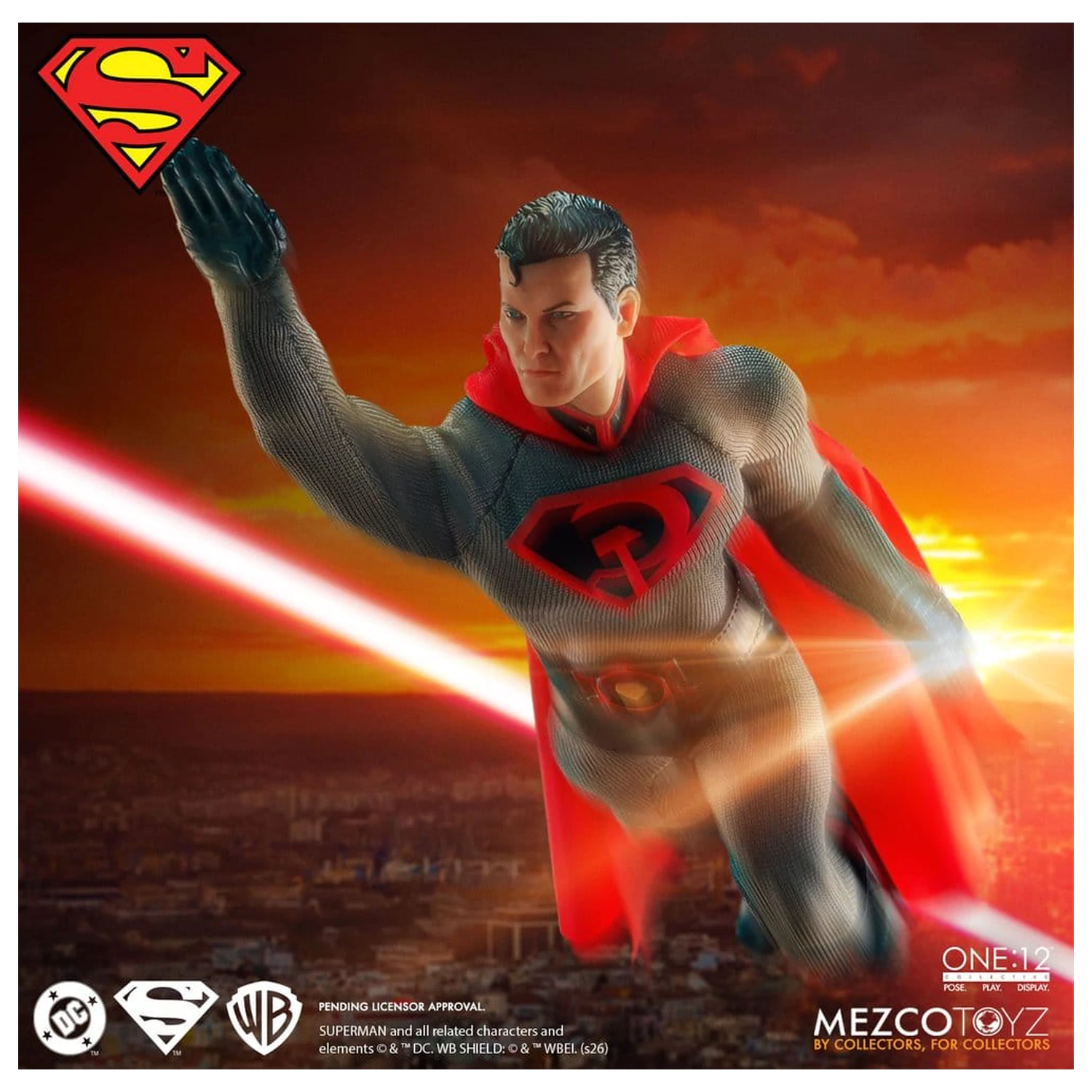 DC Comics One:12 Collective 1/12 Superman: Red Son akciófigura 17 cm termékfotó