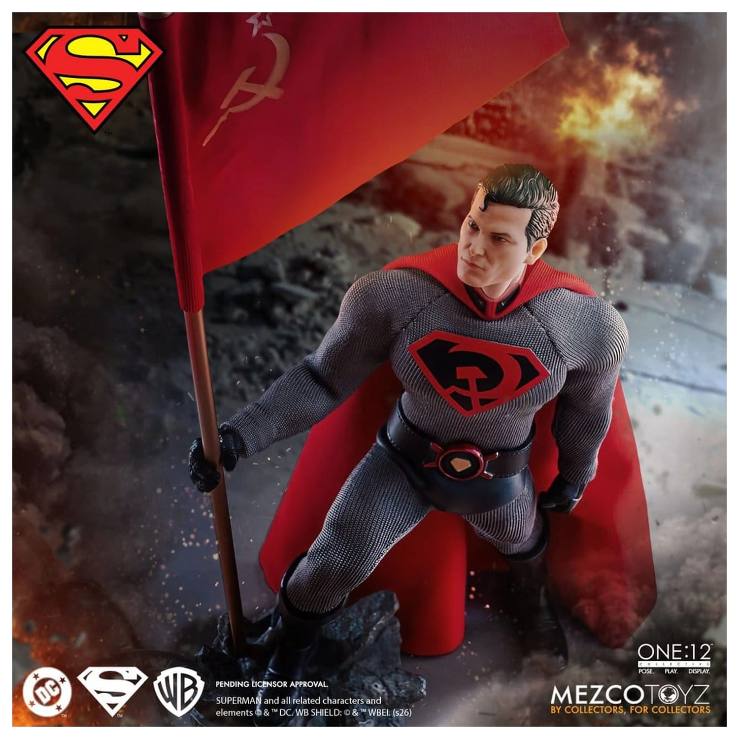 DC Comics One:12 Collective 1/12 Superman: Red Son akciófigura 17 cm termékfotó