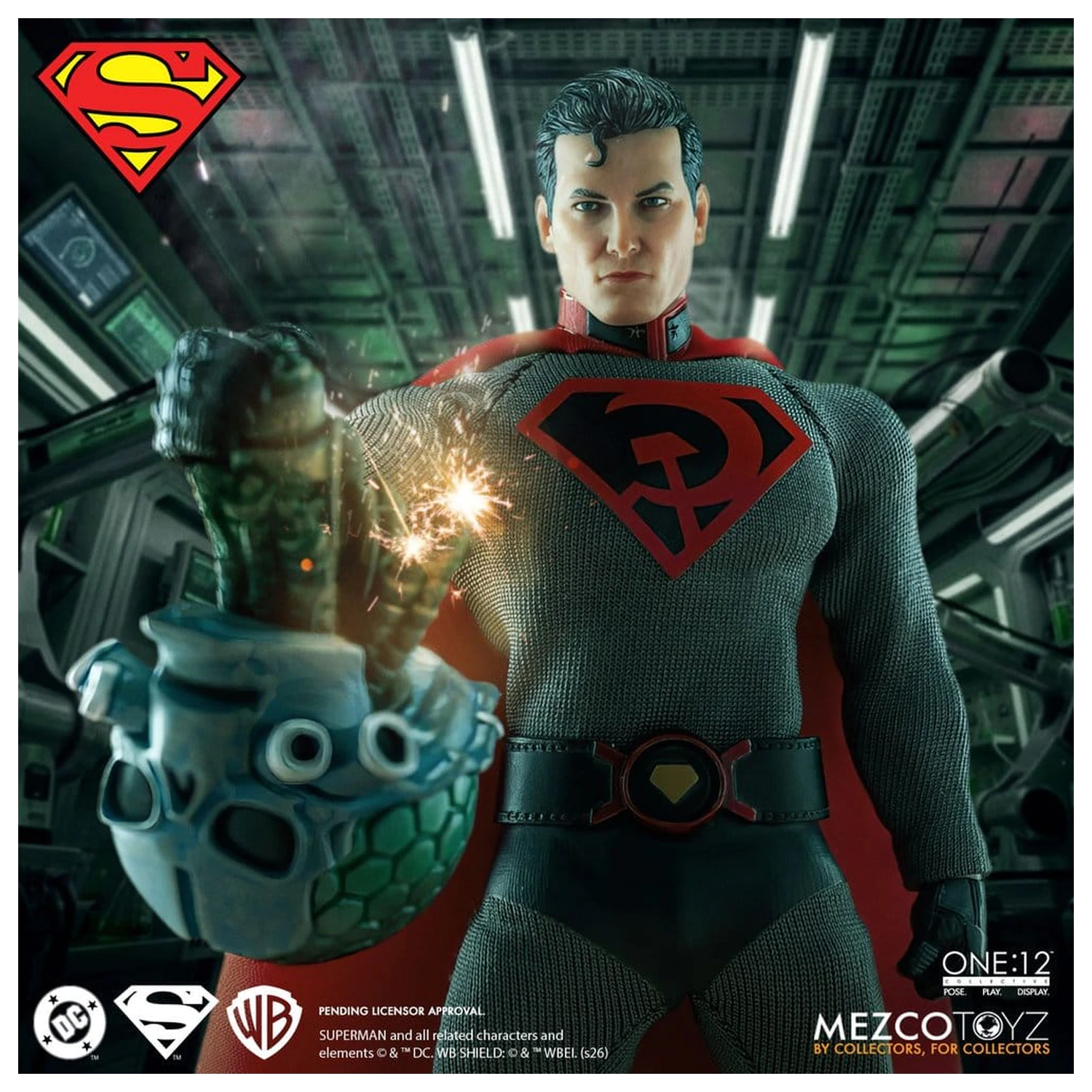 DC Comics One:12 Collective 1/12 Superman: Red Son akciófigura 17 cm termékfotó