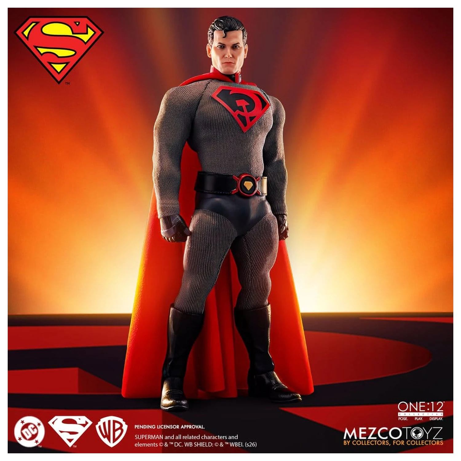 DC Comics One:12 Collective 1/12 Superman: Red Son akciófigura 17 cm termékfotó