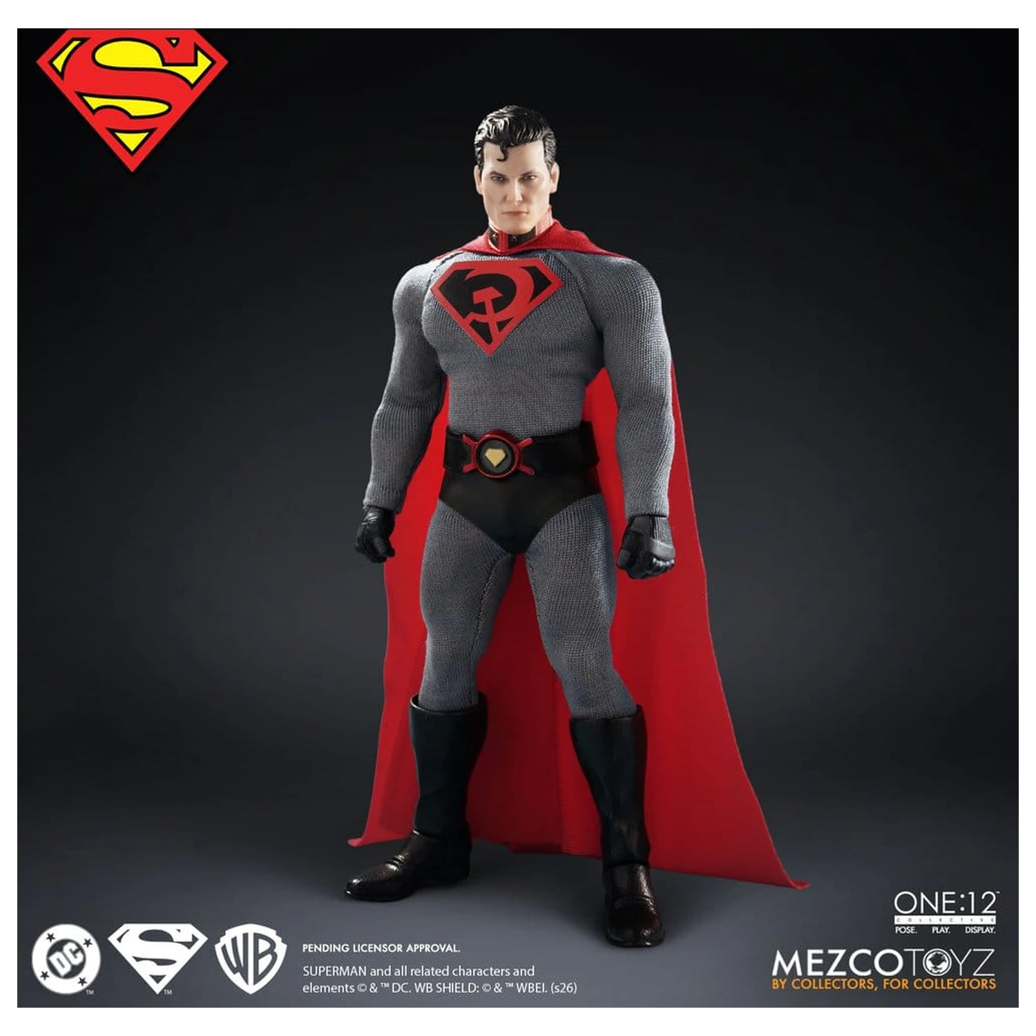 DC Comics One:12 Collective 1/12 Superman: Red Son akciófigura 17 cm termékfotó