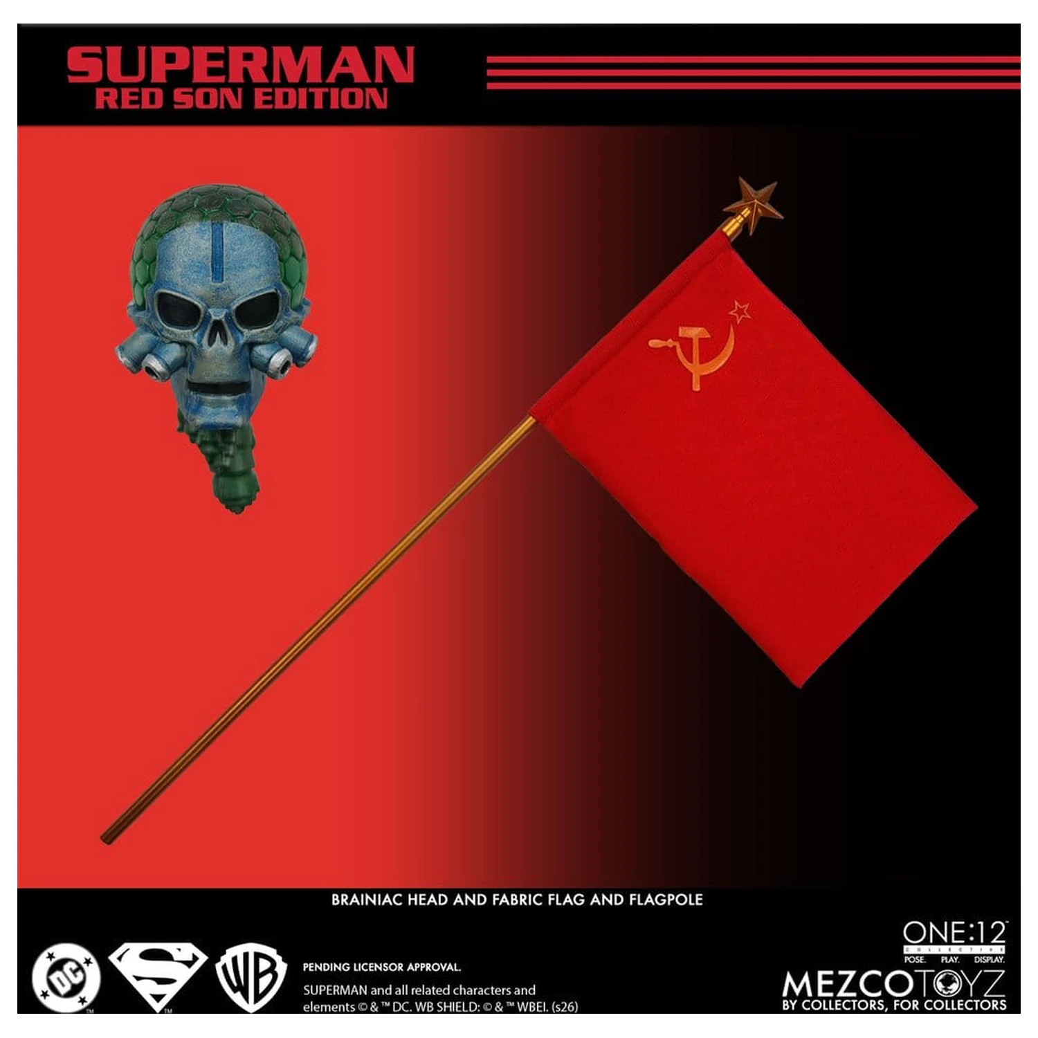DC Comics One:12 Collective 1/12 Superman: Red Son akciófigura 17 cm termékfotó