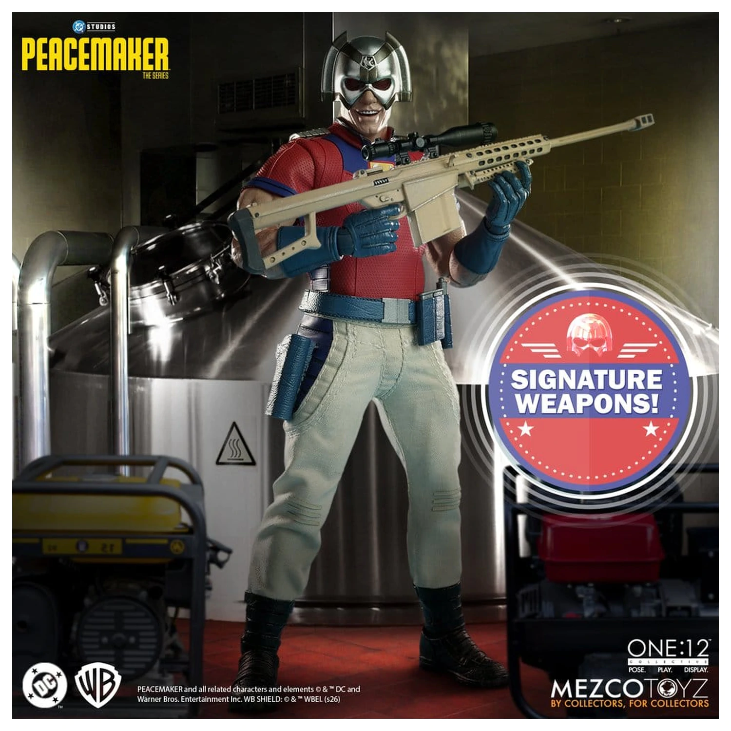 DC Comics One:12 Collective akciófigura 1/12 Peacemaker 17 cm termékfotó