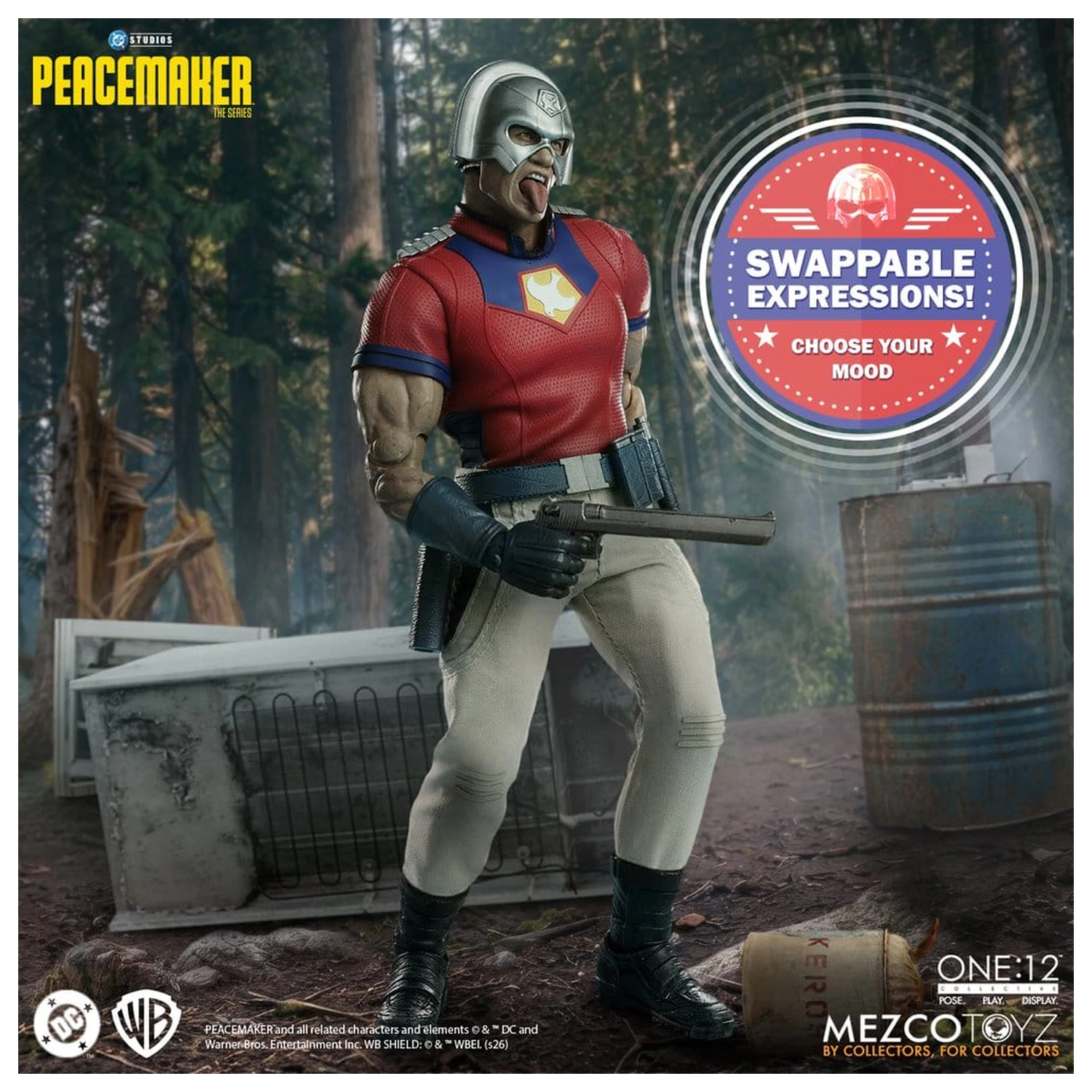 DC Comics One:12 Collective akciófigura 1/12 Peacemaker 17 cm termékfotó