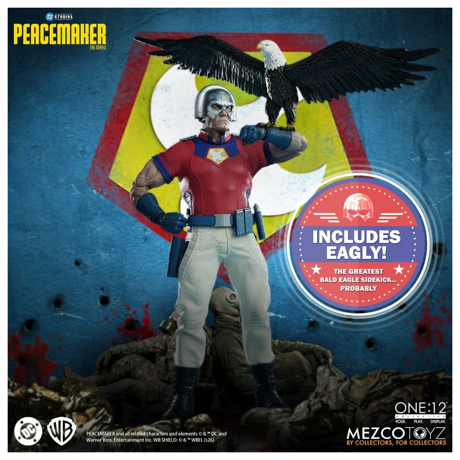 DC Comics One:12 Collective akciófigura 1/12 Peacemaker 17 cm termékfotó