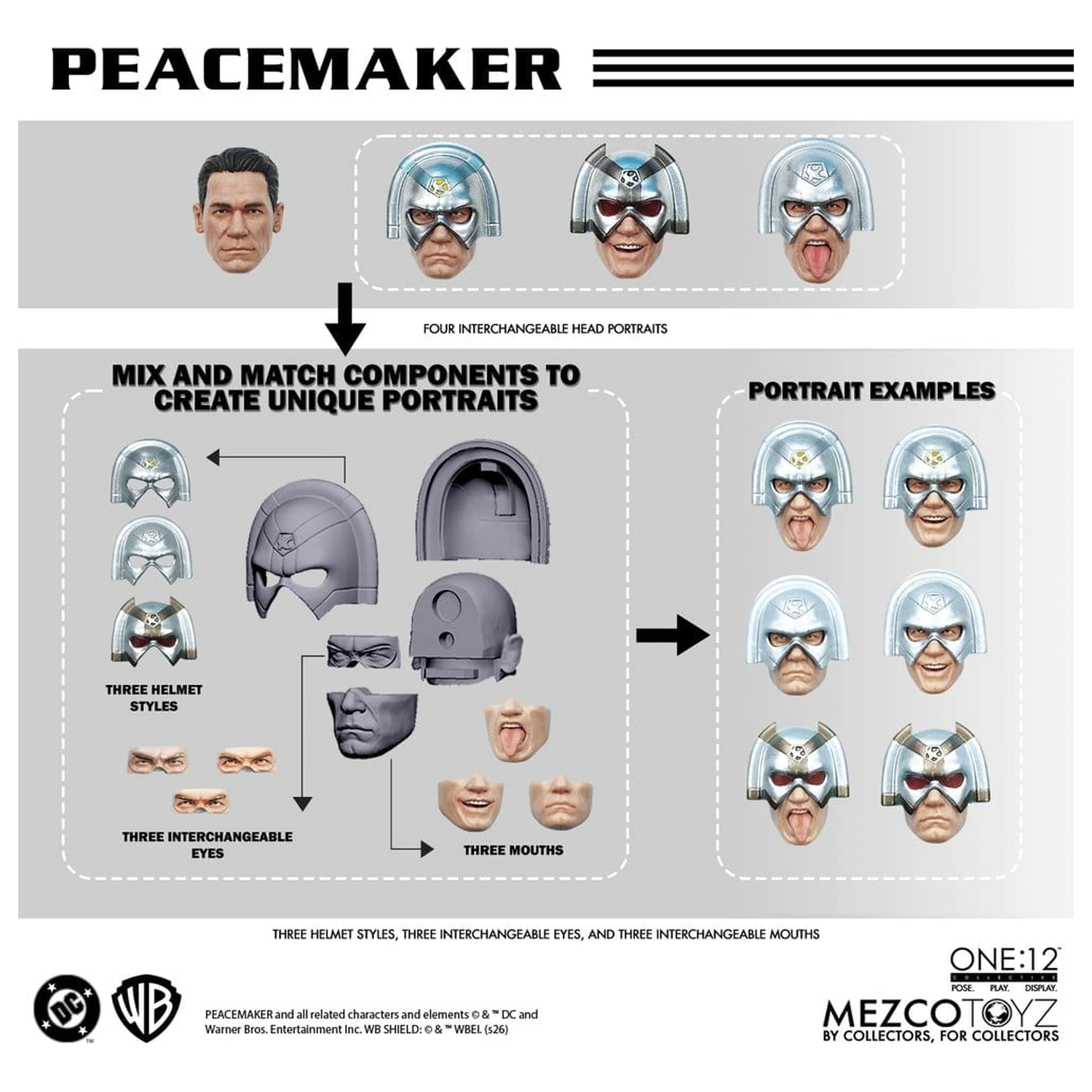 DC Comics One:12 Collective akciófigura 1/12 Peacemaker 17 cm termékfotó