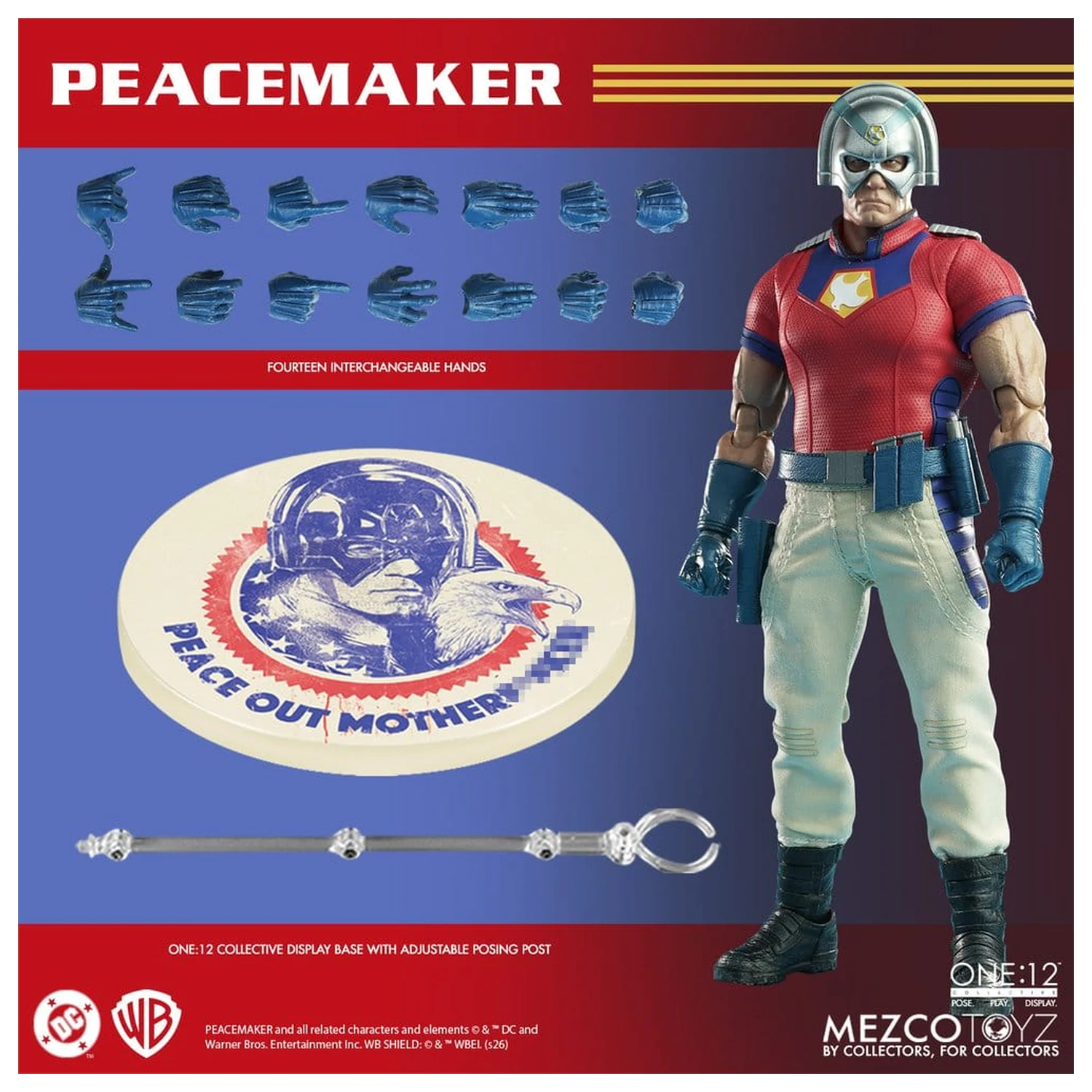 DC Comics One:12 Collective akciófigura 1/12 Peacemaker 17 cm termékfotó