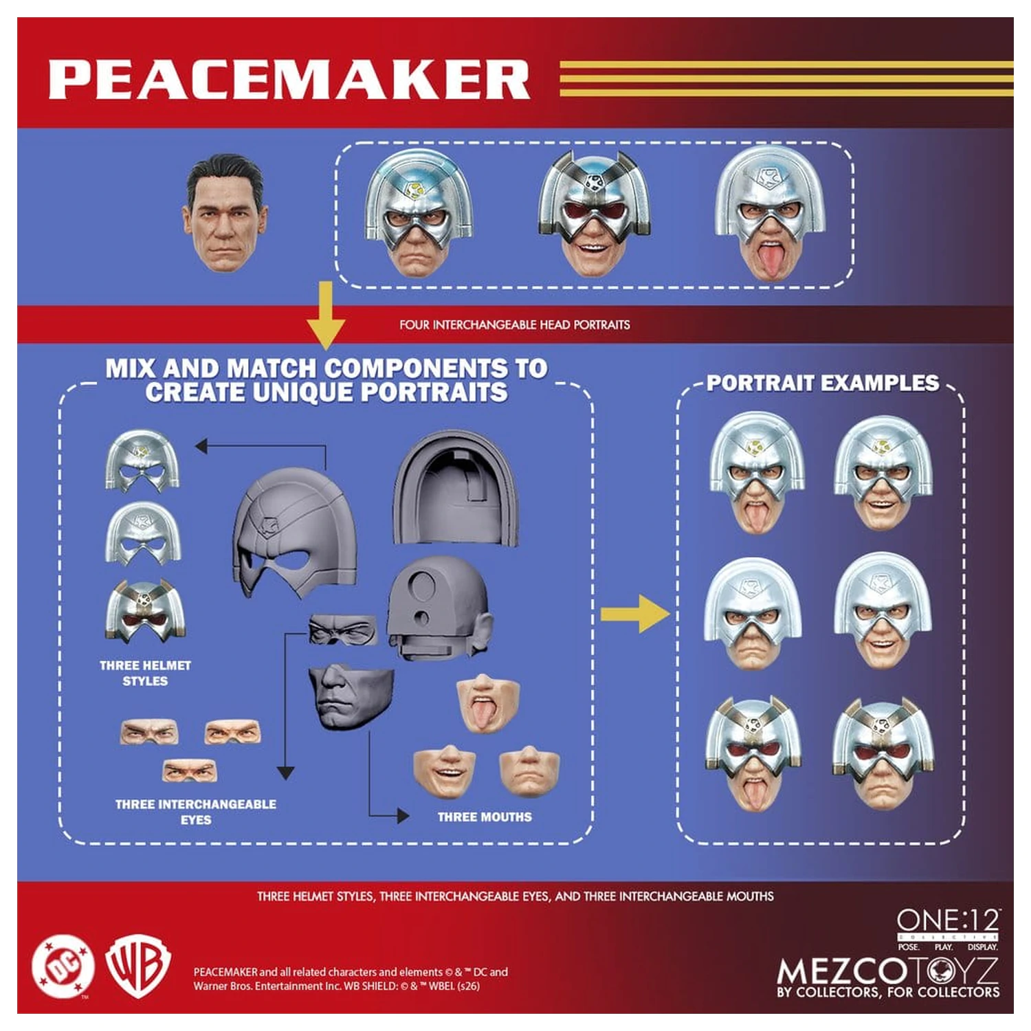 DC Comics One:12 Collective akciófigura 1/12 Peacemaker 17 cm termékfotó