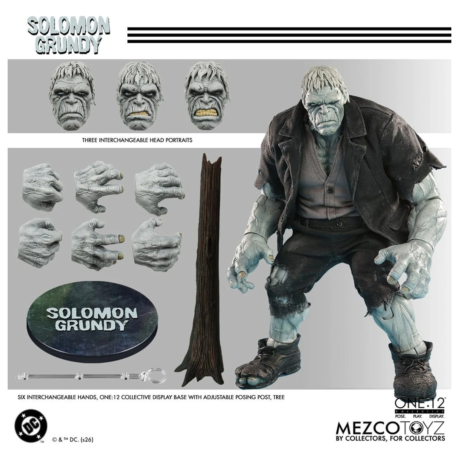 DC Comics One:12 Collective akciófigura 1/12 Solomon Grundy termékfotó