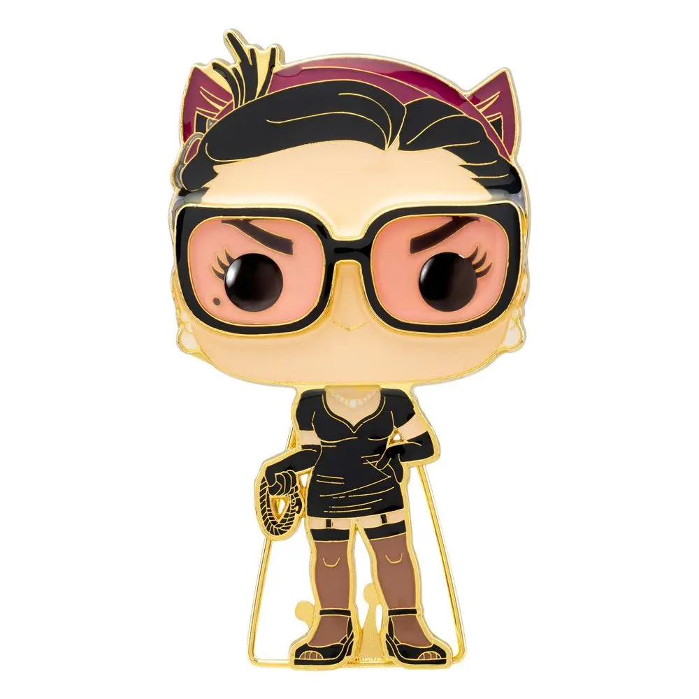 DC Comics POP! Enamel Catwoman kitűző 10 cm termékfotó