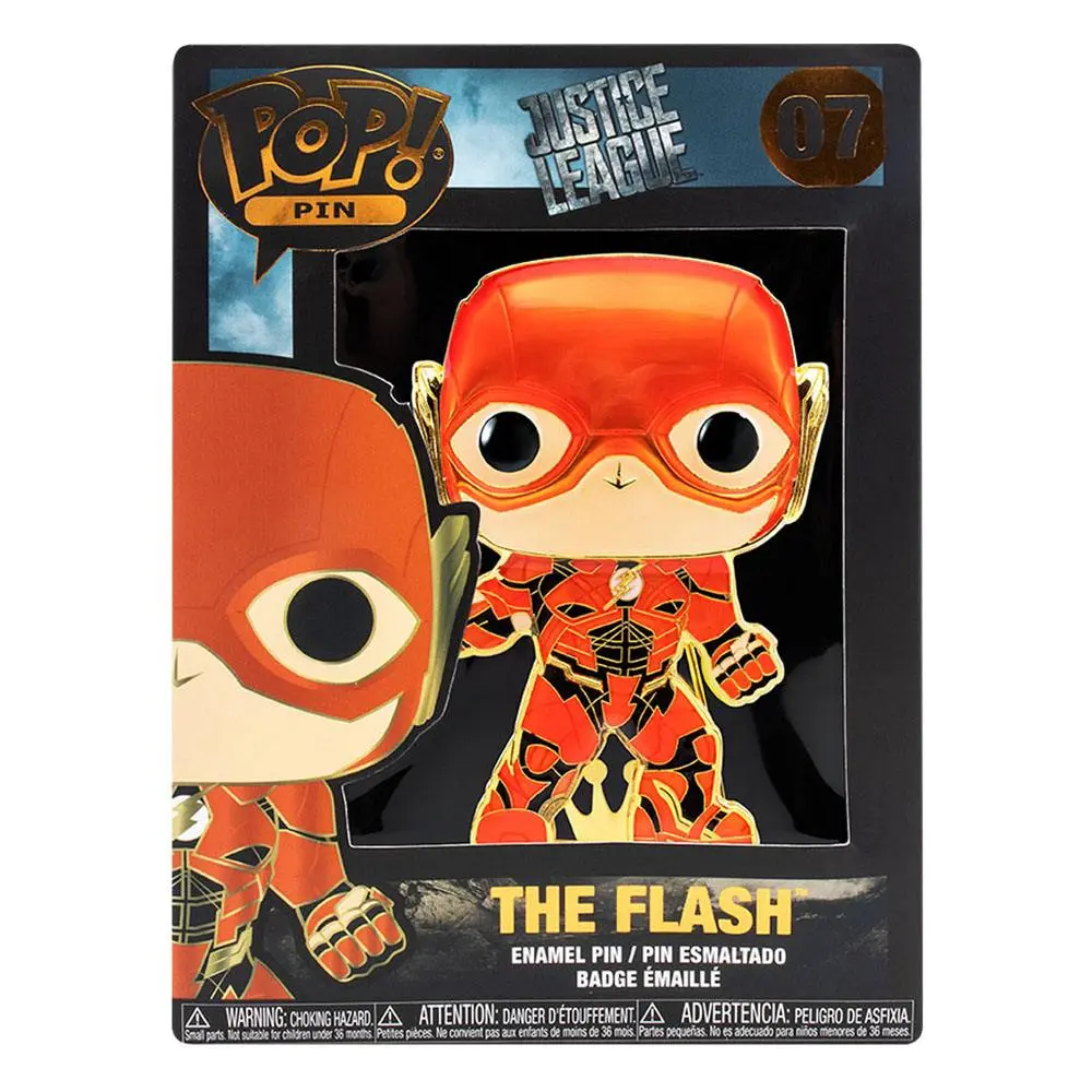 DC Comics POP! Enamel Pin The Flash kitűző 10 cm termékfotó