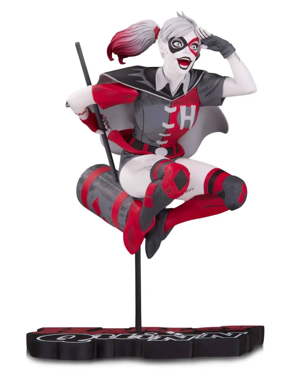 DC Comics Red, White &amp; Black Harley Quinn by Guillem March szobor figura 18 cm termékfotó