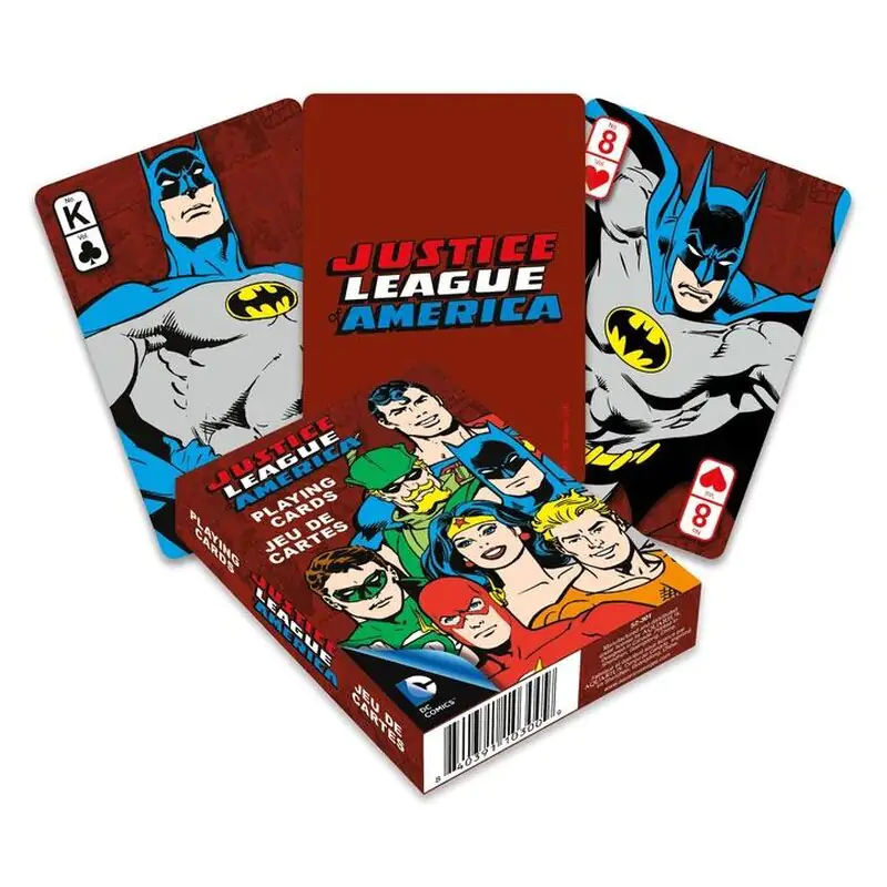 DC Comics Retro Justice League kártyajáték termékfotó