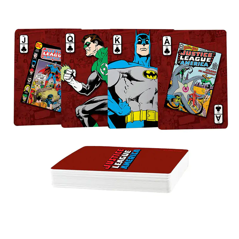 DC Comics Retro Justice League kártyajáték termékfotó