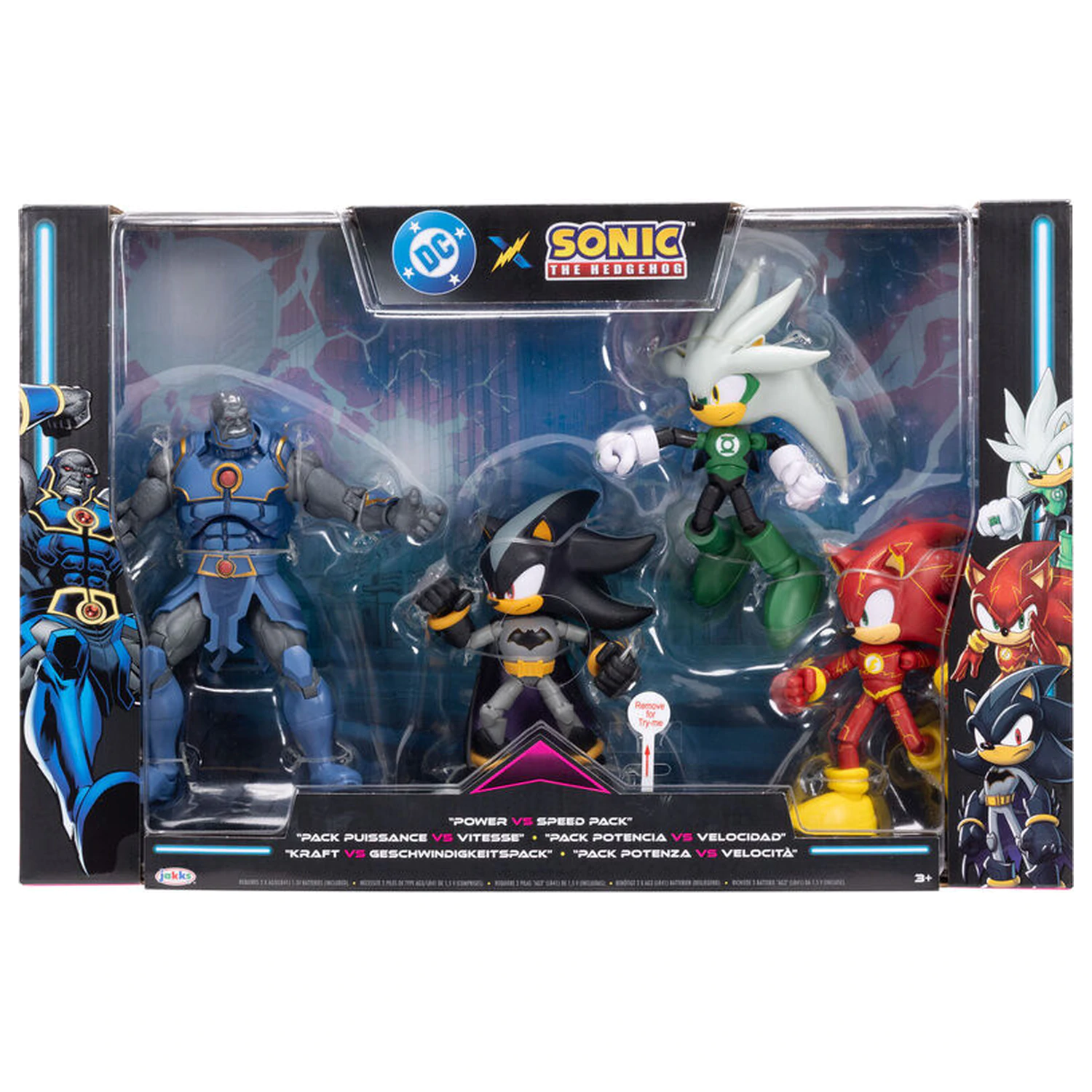 DC Comics Sonic The Hedgehog 4 db-os figura csomag 12cm termékfotó