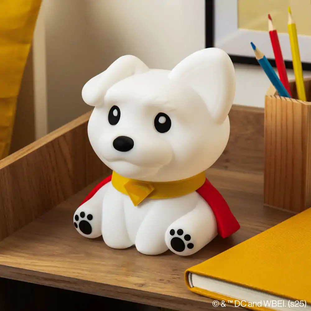 DC Comics Squishy Glo Superman Krypto szilikon lámpa 17 cm termékfotó
