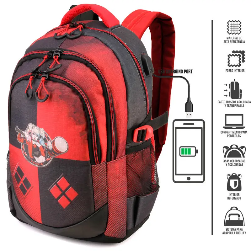 DC Comics Suicide Squad Harley Quinn hátizsák 44cm termékfotó