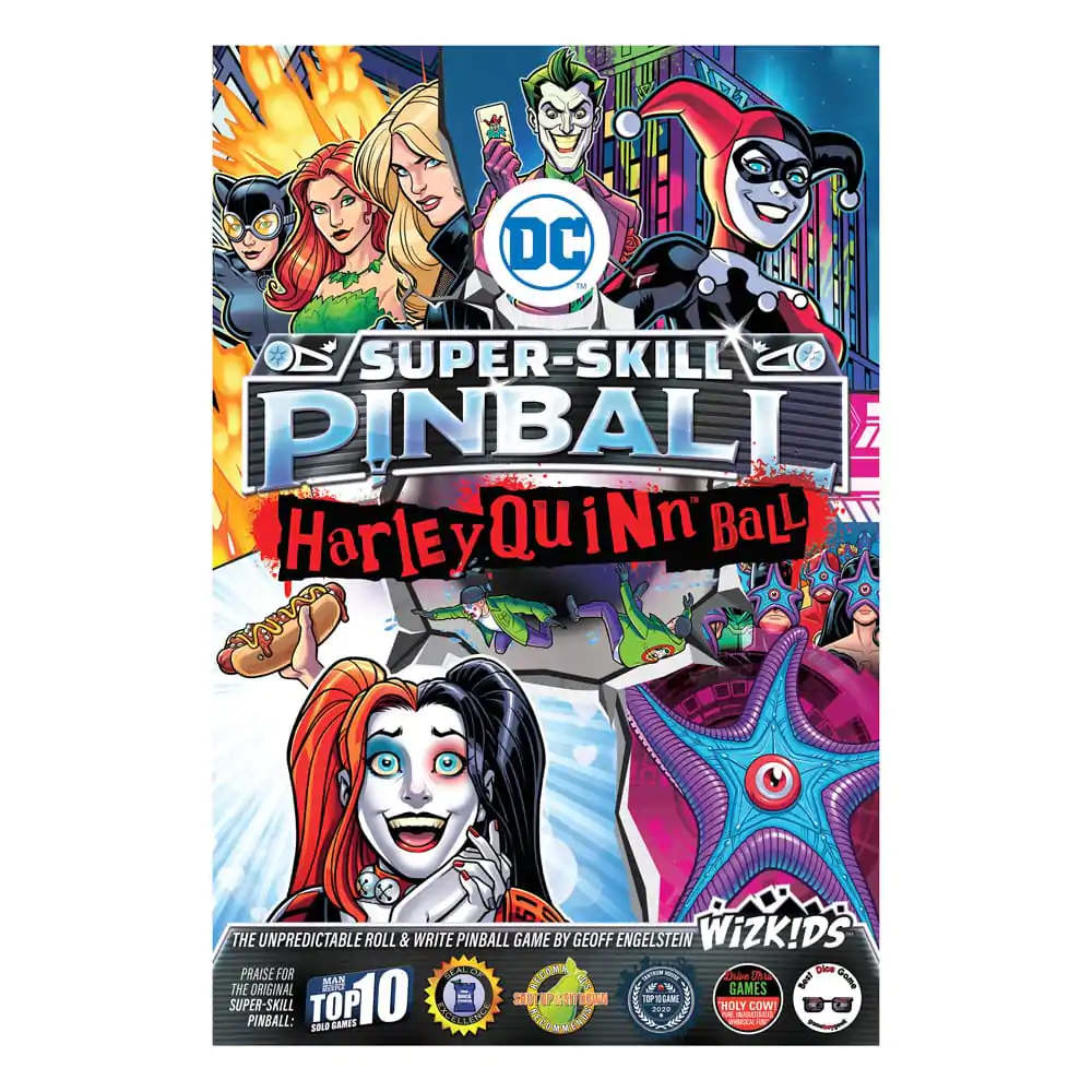 DC Comics Super-Skill Pinball: Harley Quinn Ball Angol nyelvű társasjáték termékfotó
