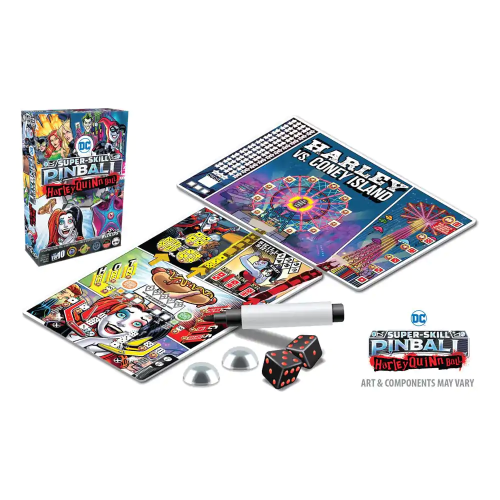 DC Comics Super-Skill Pinball: Harley Quinn Ball Angol nyelvű társasjáték termékfotó