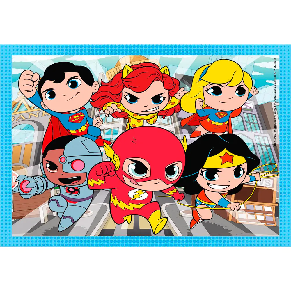 DC Comics Superfriends puzzle 12-16-20-24 db-os termékfotó
