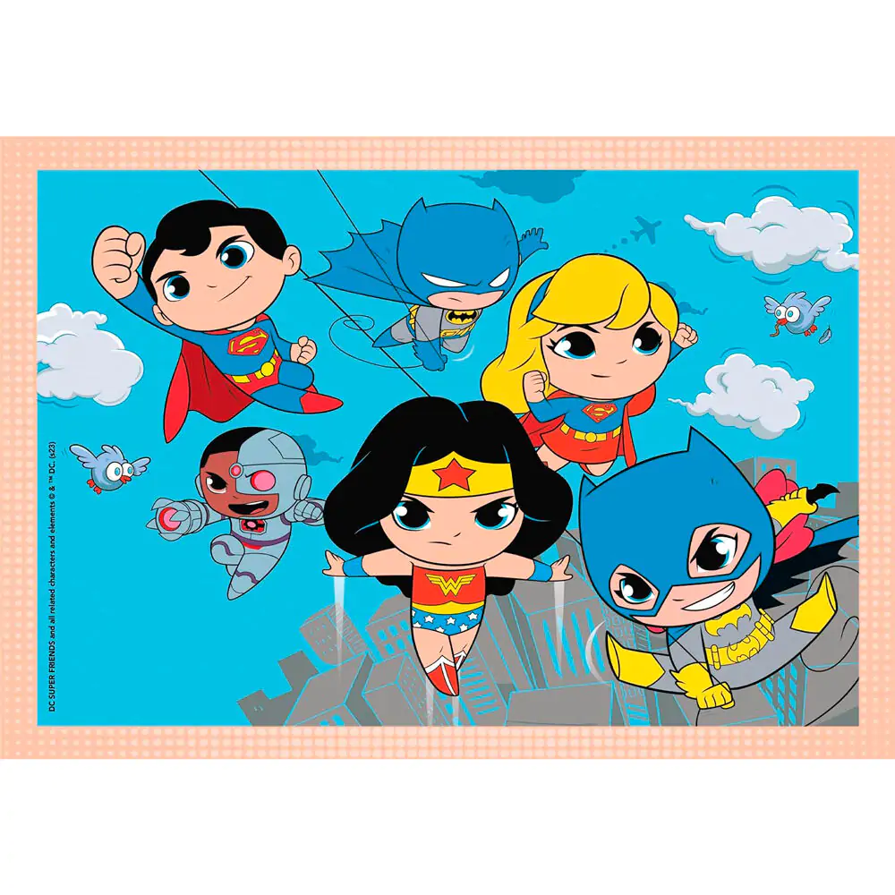DC Comics Superfriends puzzle 12-16-20-24 db-os termékfotó
