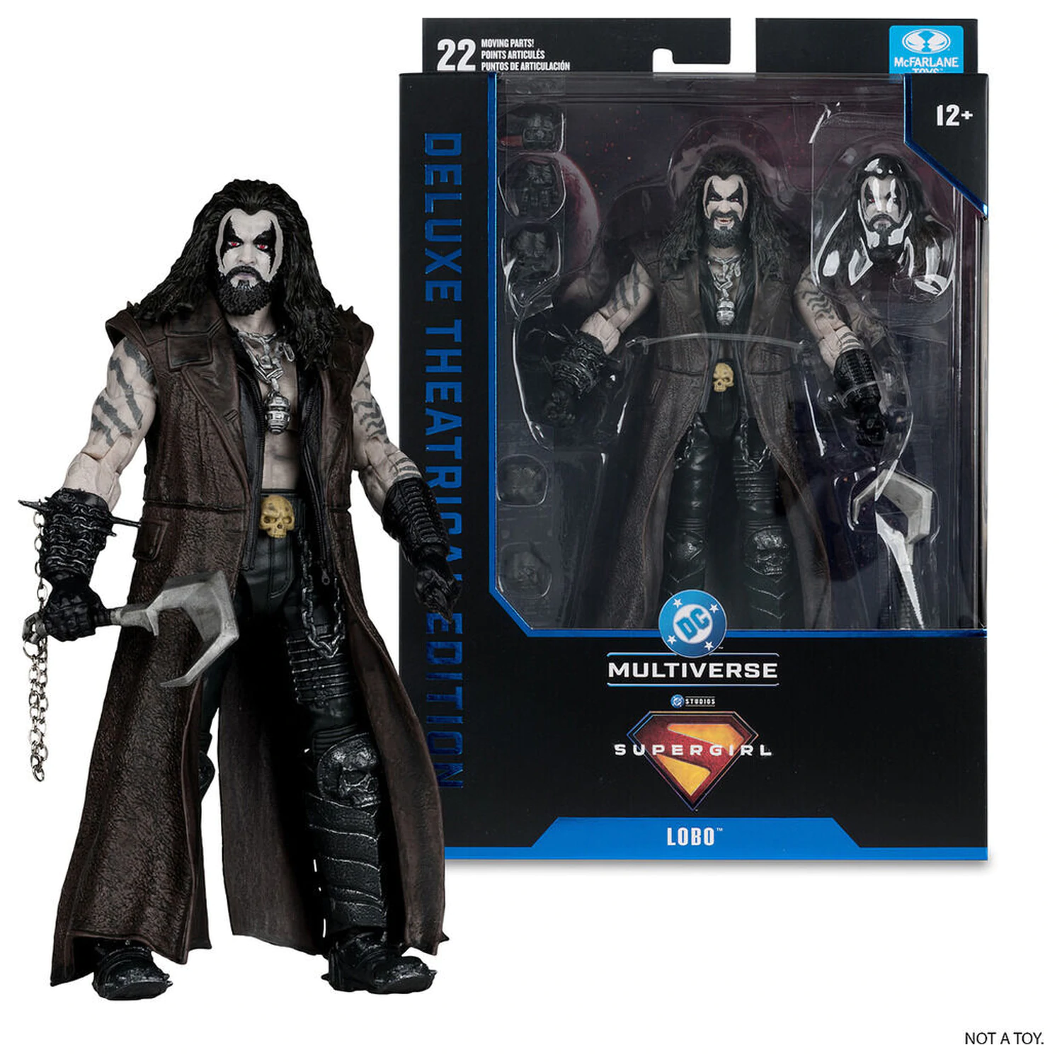 DC Comics Supergirl Deluxe Theatrical Edition Lobo figura 18cm termékfotó