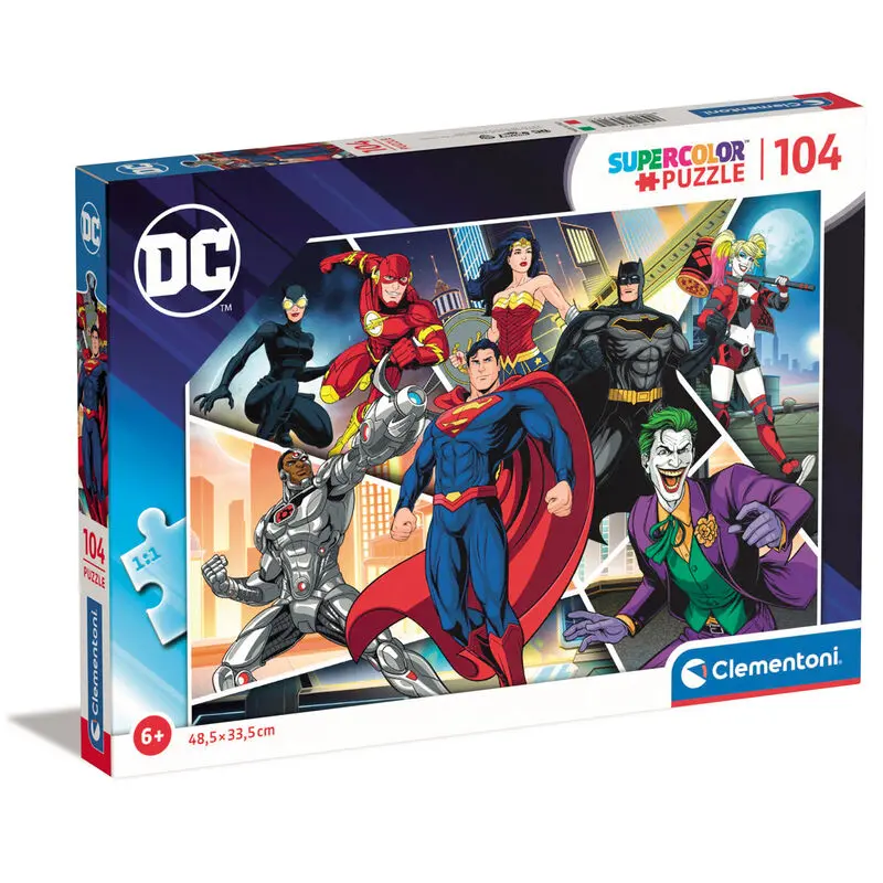 DC Comics Superheroes puzzle 104db-os termékfotó