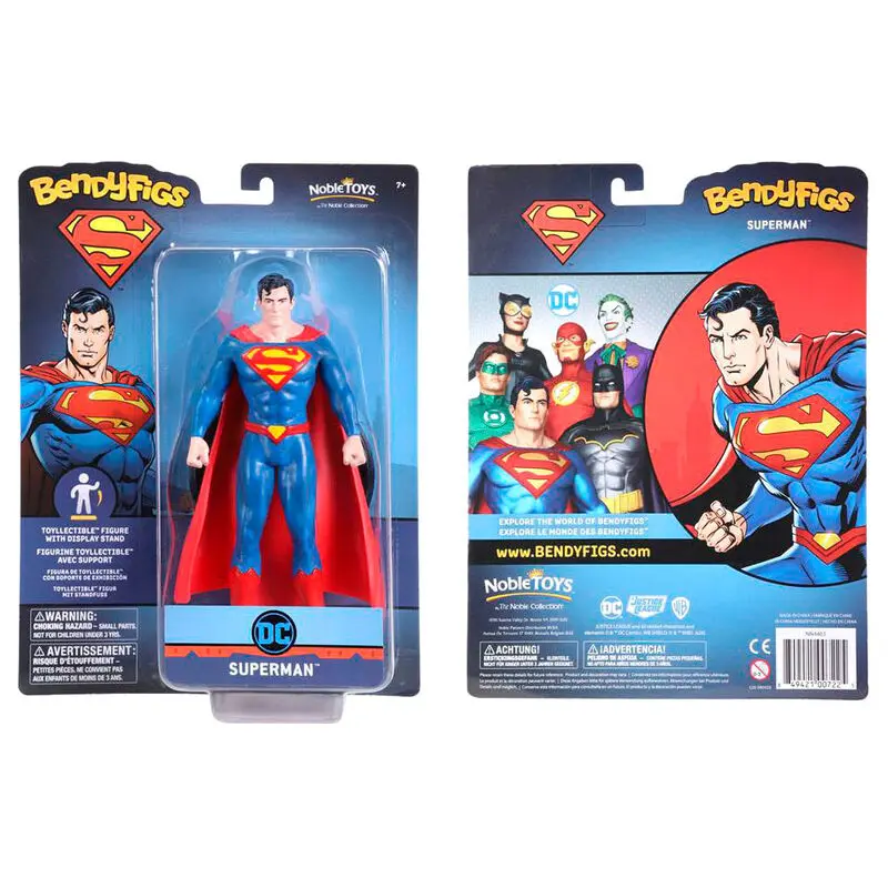 DC Comics Superman Bendyfigs malleable figura 19cm termékfotó