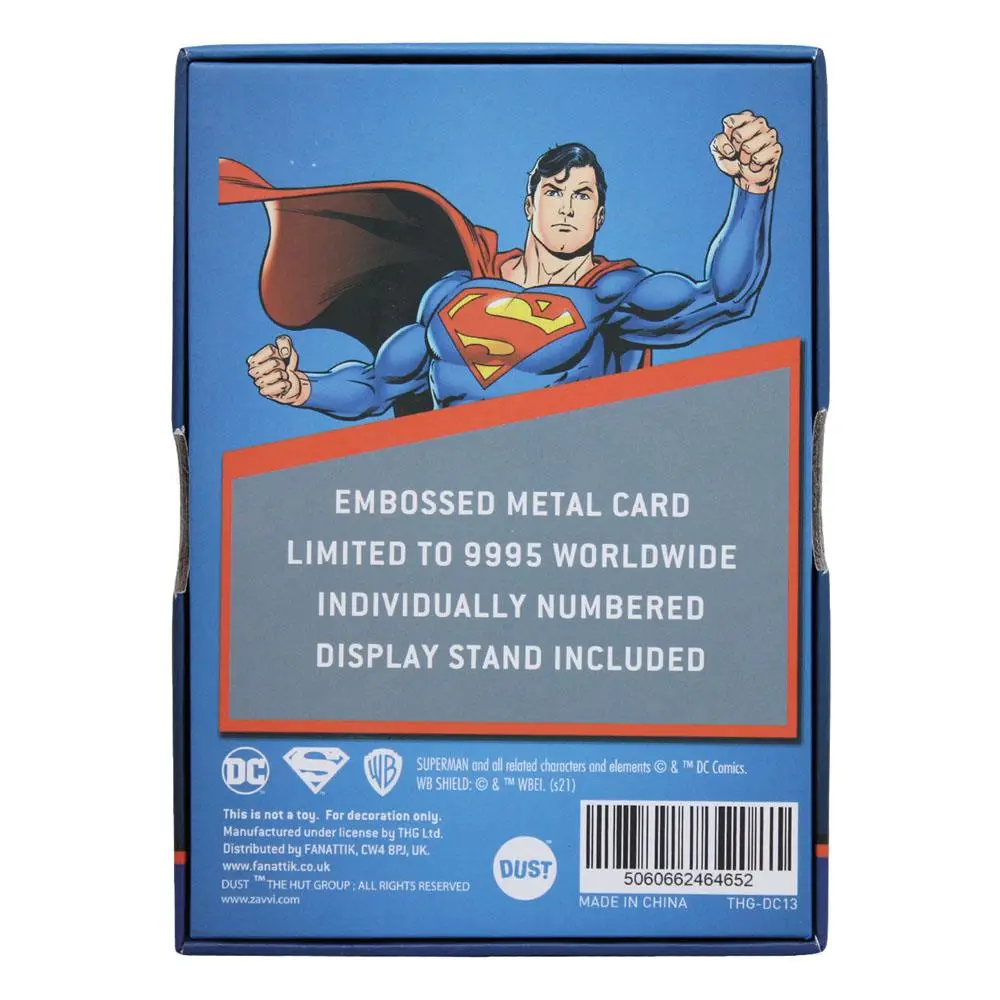 DC Comics Superman Gyűjthető Plakett Limitált kiadás termékfotó