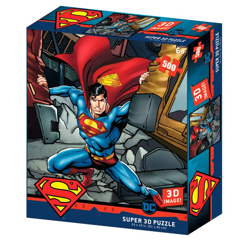 DC Comics Superman Prime 3D puzzle 500db-os termékfotó