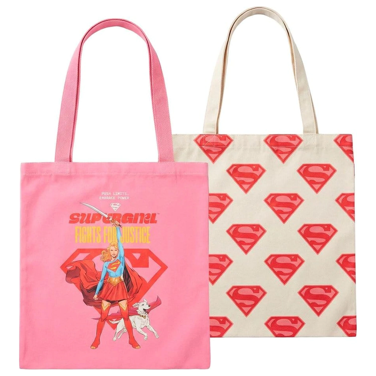 DC Comics Superman Supergirl 2 db-os bevásárlótáska csomag termékfotó