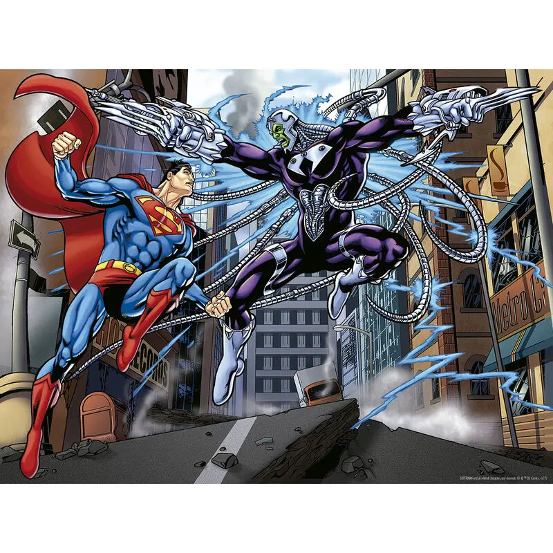 DC Comics Superman vs Braniac Prime 3D puzzle 500db-os termékfotó