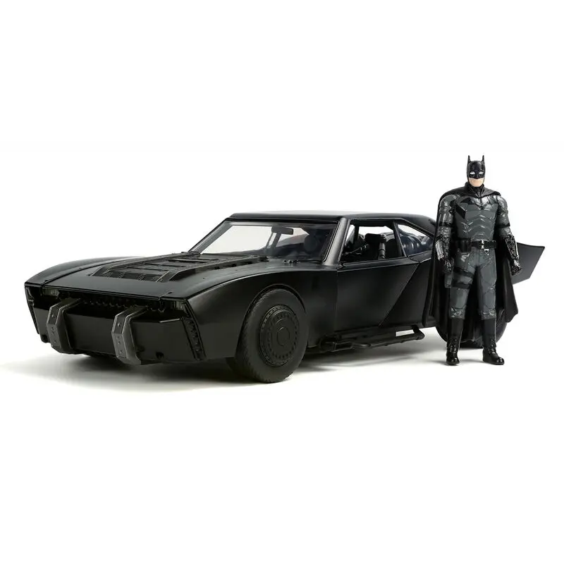 DC Comics The Batman Batmobil fém autómodell és Batman figura csomag termékfotó