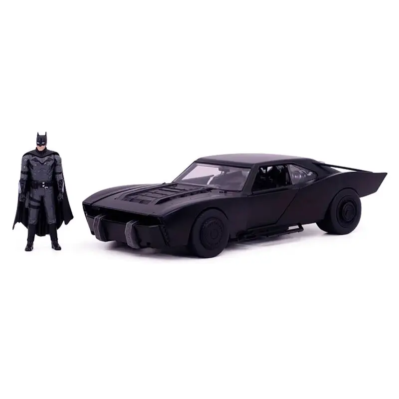 DC Comics The Batman Batmobil fém autómodell és Batman figura csomag termékfotó