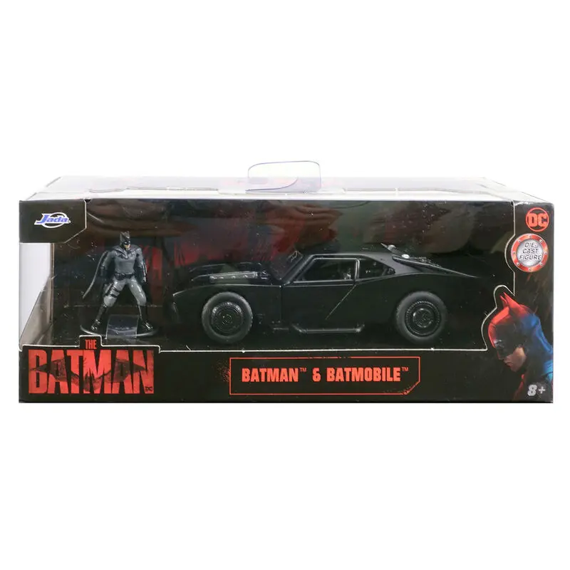 DC Comics The Batman Batmovil Metal car + Batman figure set termékfotó