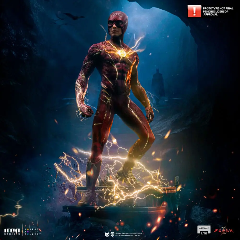 DC Comics The Flash Movie Art Scale 1/10 The Flash szobor figura 22 cm termékfotó