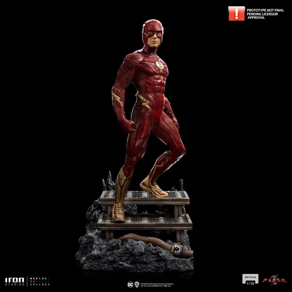 DC Comics The Flash Movie Art Scale 1/10 The Flash szobor figura 22 cm termékfotó