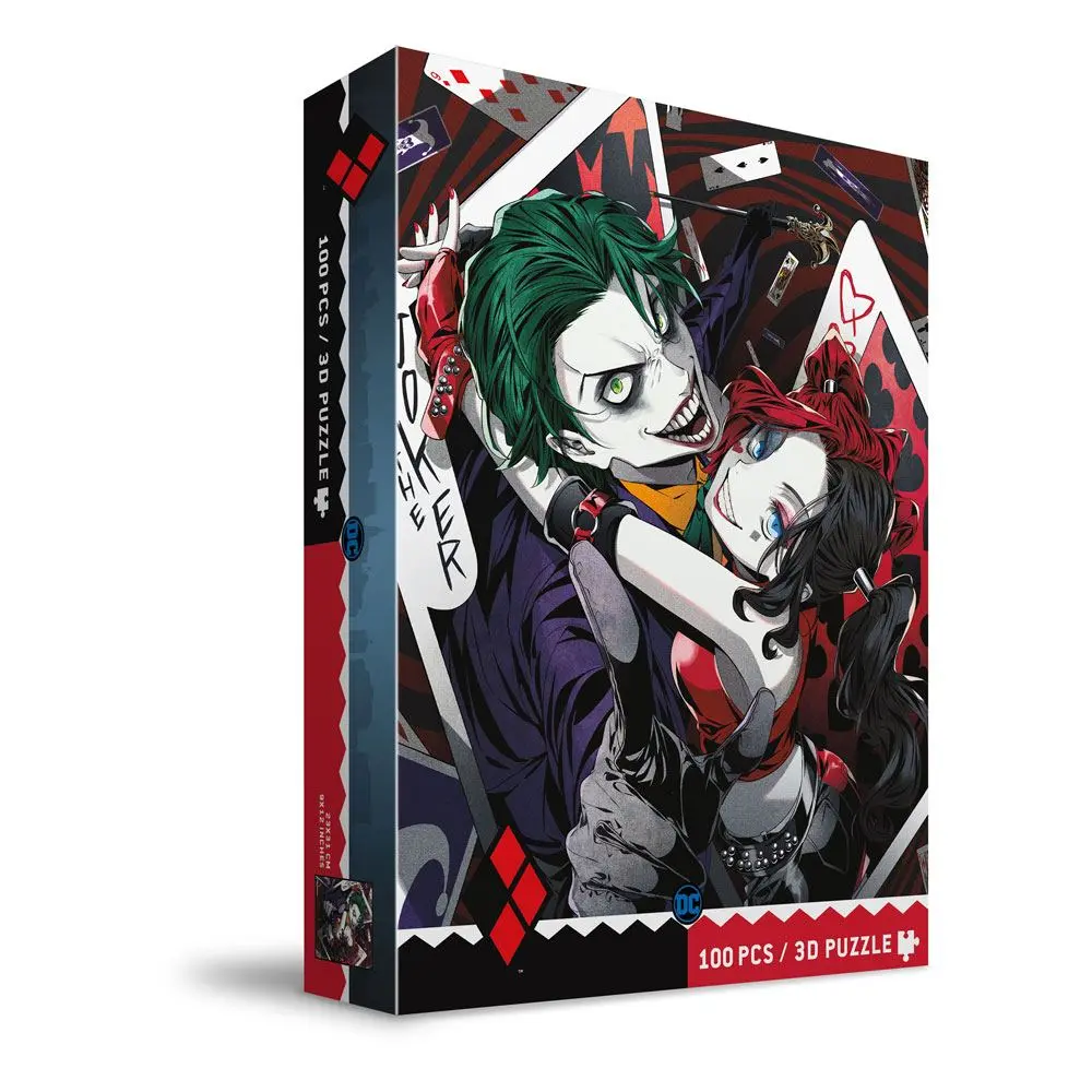 DC Comics The Joker &amp; Harley Quinn Manga 3D puzzle  (100 darab) termékfotó