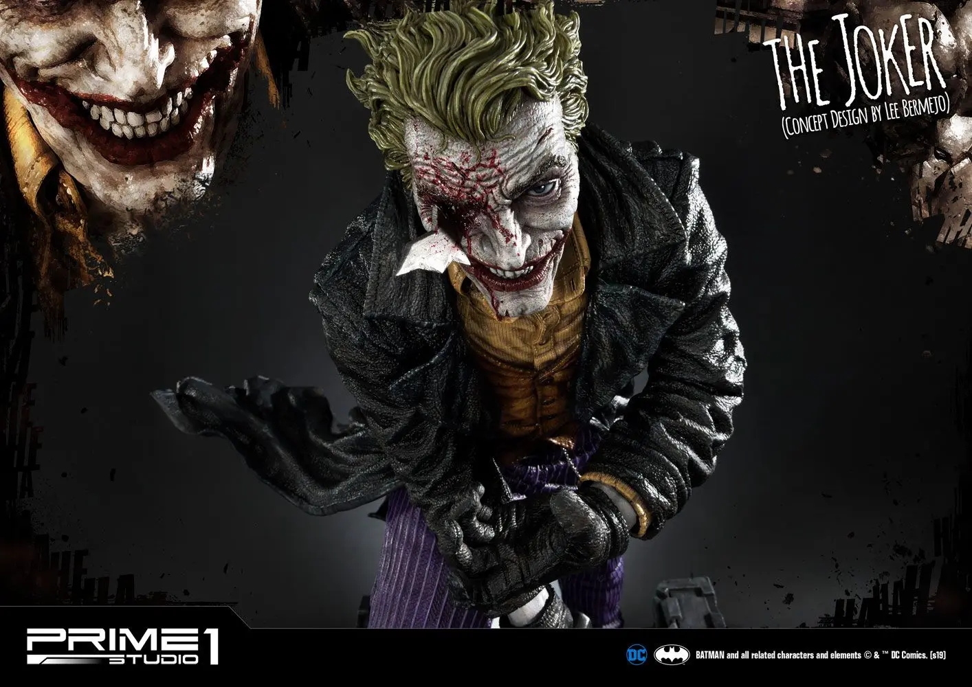 DC Comics The Joker by Lee Bermejo szobor figura 71 cm termékfotó
