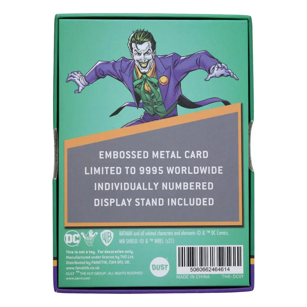 DC Comics The Joker Gyűjthető plakett Limitált kiadás termékfotó