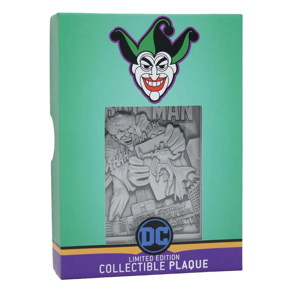 DC Comics The Joker Gyűjthető plakett Limitált kiadás termékfotó
