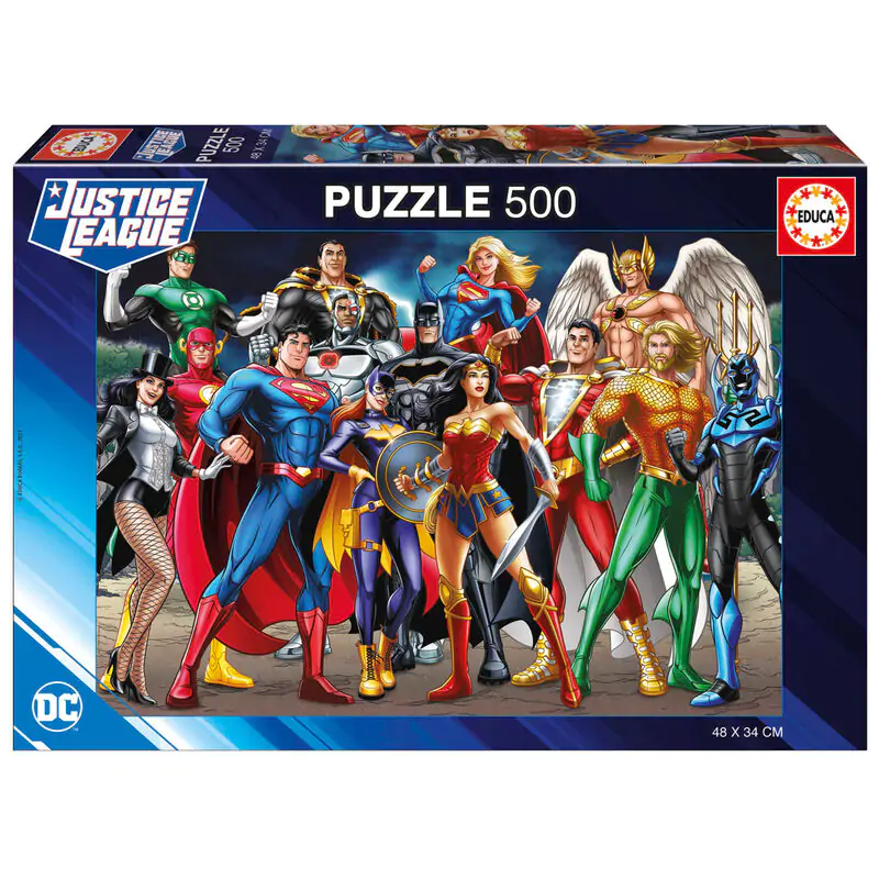 DC Comis Justice League puzzle 500db-os termékfotó