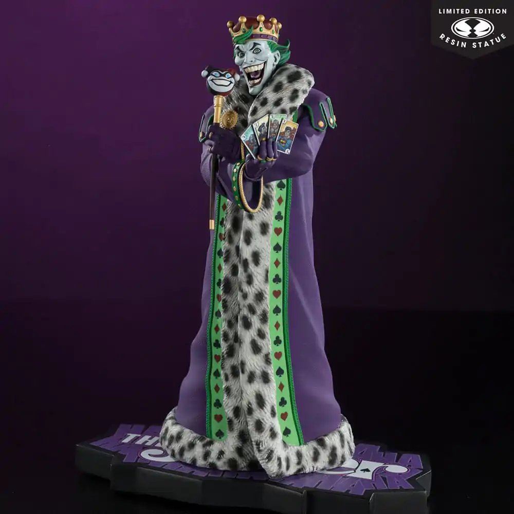 DC Direct 1/10 The Joker Purple Craze: The Joker by Ed McGuiness szobor figura 19 cm termékfotó