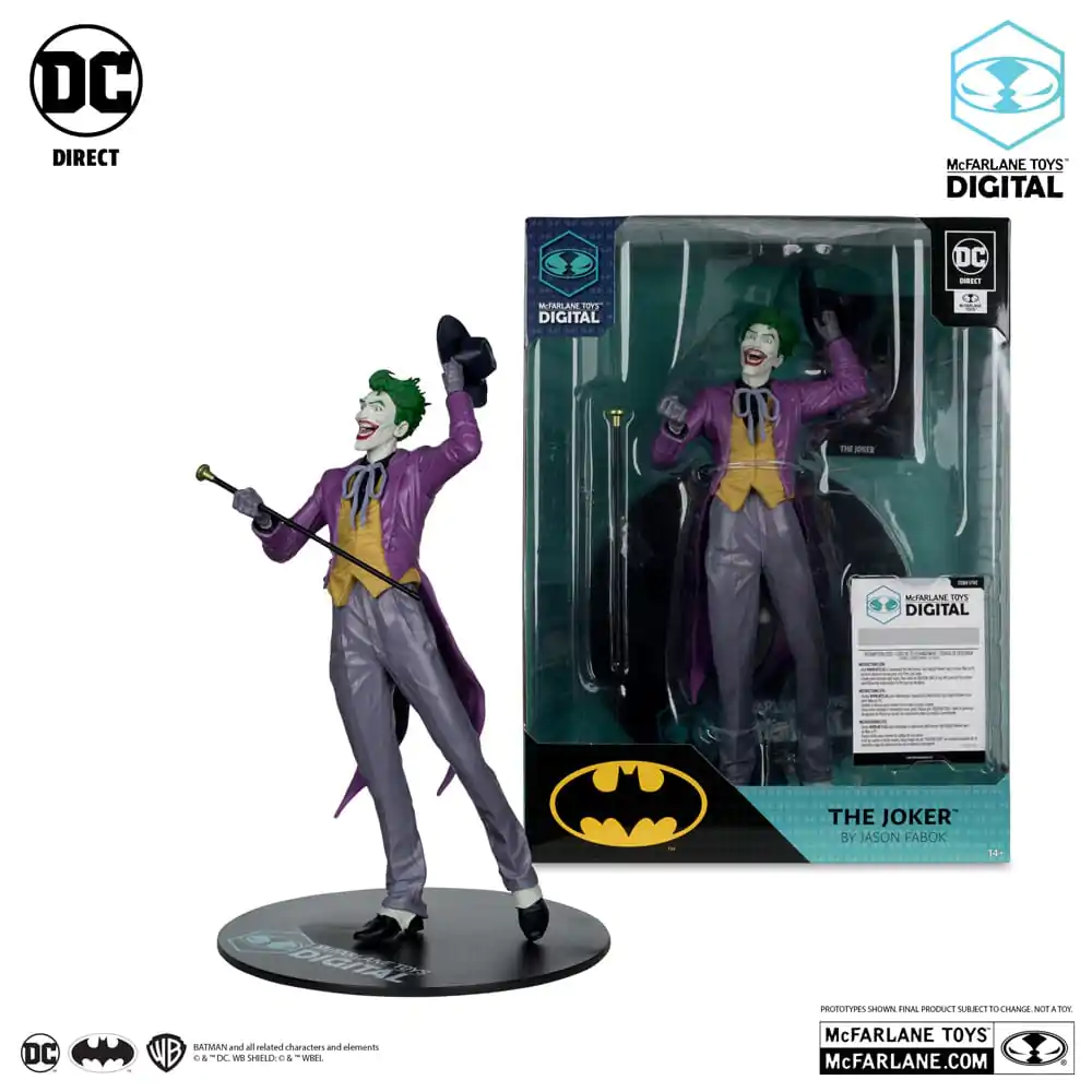 DC Direct 1/6 The Joker by Jason Fabok (McFarlane Digital) PVC szobor figura 29 cm termékfotó