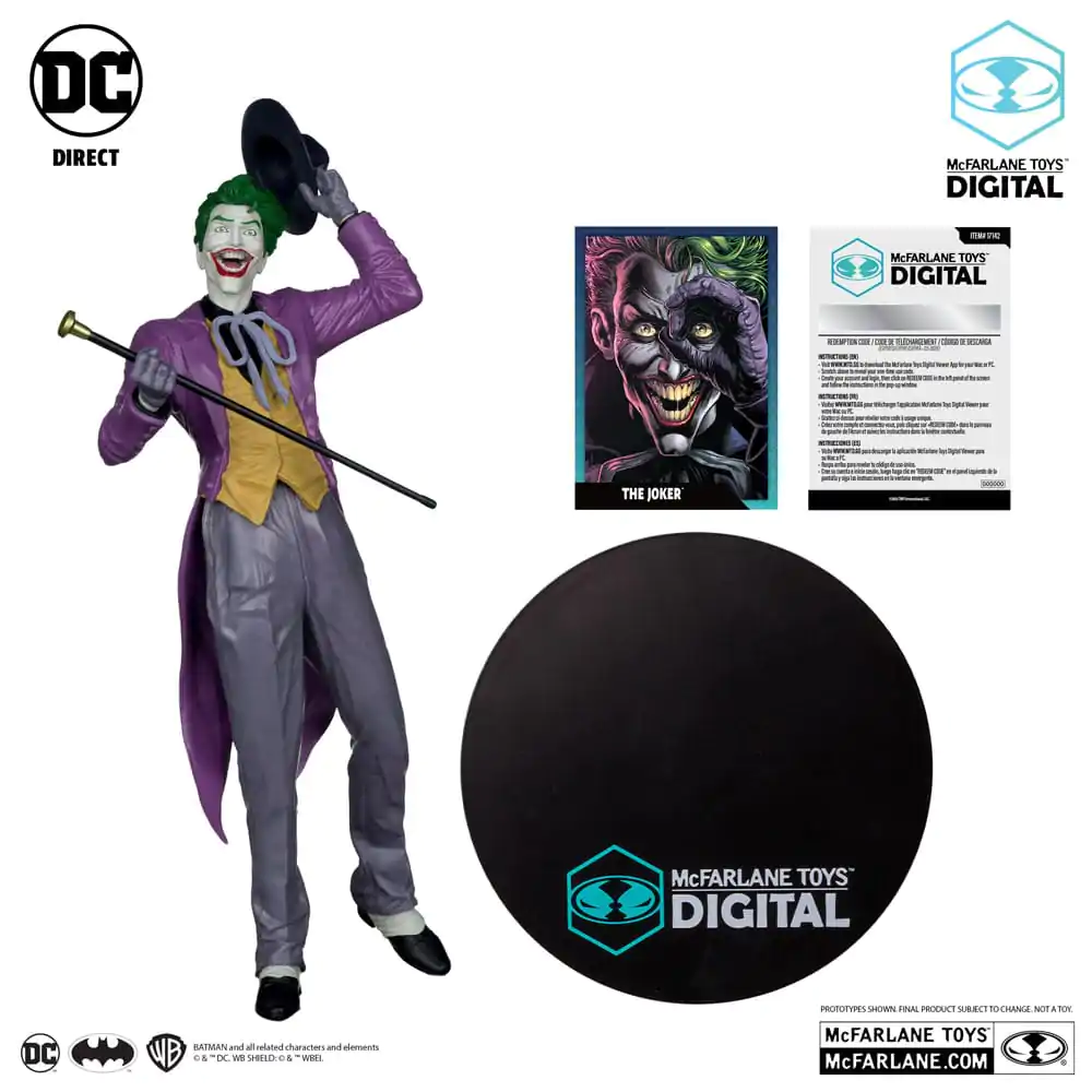 DC Direct 1/6 The Joker by Jason Fabok (McFarlane Digital) PVC szobor figura 29 cm termékfotó