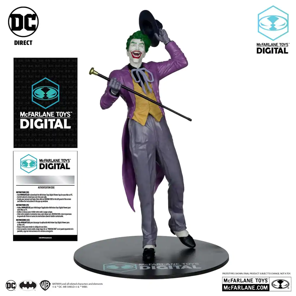 DC Direct 1/6 The Joker by Jason Fabok (McFarlane Digital) PVC szobor figura 29 cm termékfotó